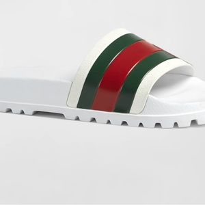 Gucci Pursuit Trek web slide sandals